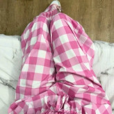 پیژامه فانتزی طرح چهار خونه صورتی ( ترند پینترستی)